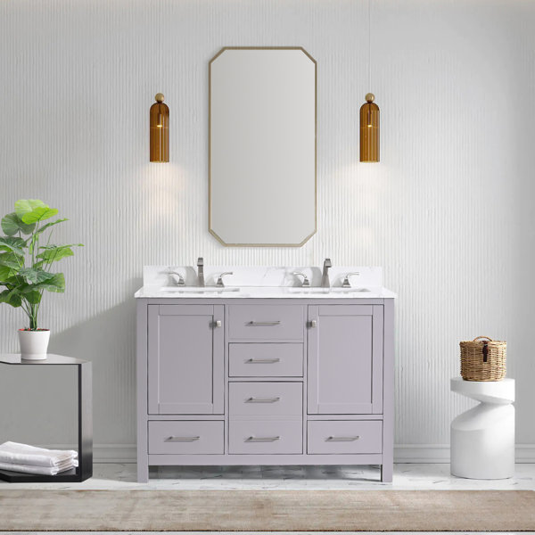 Stenstil 48''double-sink Bathroom Vanity Base Cabinet - Wayfair Canada